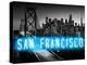 Neon San Francisco AB-Hailey Carr-Stretched Canvas