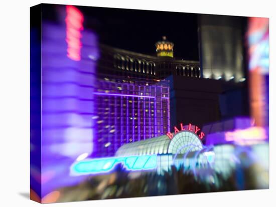 Neon Sign, Bally's Casino, Las Vegas, Nevada, USA-Walter Bibikow-Premier Image Canvas