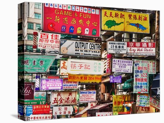 Neon Sings, Hong Kong, China-Julie Eggers-Premier Image Canvas