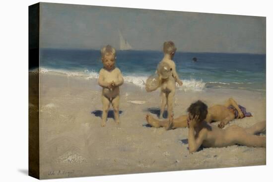 Neopolitan Children Bathing, 1879 (Oil on Canvas)-John Singer Sargent-Premier Image Canvas