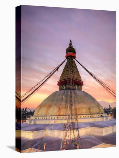 Nepal, Kathmandu, Bodhnath (Boudha) Stupa-Michele Falzone-Premier Image Canvas