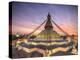 Nepal, Kathmandu, Bodhnath (Boudha) Stupa-Michele Falzone-Premier Image Canvas