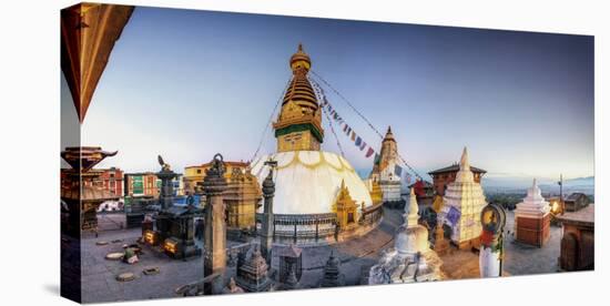 Nepal, Kathmandu, Swayambhunath Stupa-Michele Falzone-Premier Image Canvas