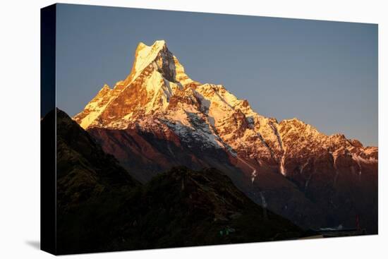 Nepal. Machapuchare Mountain in the Himalayas Region-Janell Davidson-Premier Image Canvas