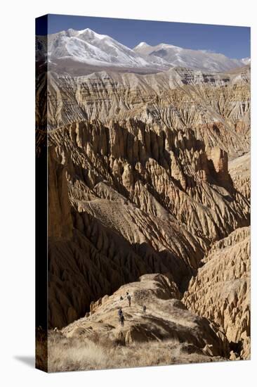 Nepal, Mustang, Choesar. Returning from the Koncholing Cave.-Katie Garrod-Premier Image Canvas
