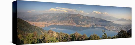 Nepal, Pokhara, World Peace Pagoda-Michele Falzone-Premier Image Canvas