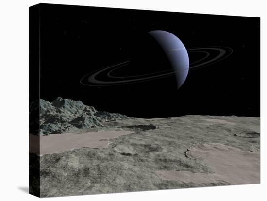 Neptune From Triton, Artwork-Walter Myers-Premier Image Canvas