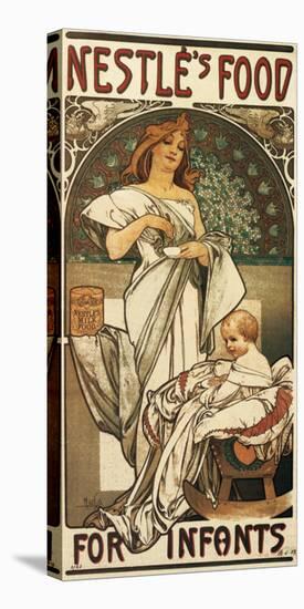 Nestle's Food for Infants-Alphonse Mucha-Stretched Canvas