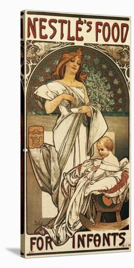 Nestle's Food for Infants-Alphonse Mucha-Stretched Canvas