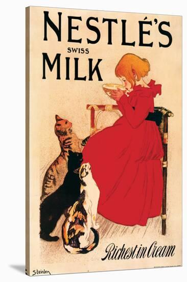 Nestle's Swiss Milk-Théophile Alexandre Steinlen-Stretched Canvas