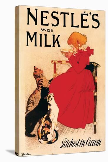 Nestle's Swiss Milk-Théophile Alexandre Steinlen-Stretched Canvas