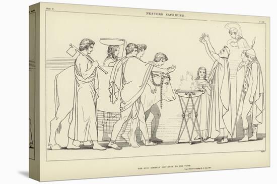 Nestor's Sacrifice-John Flaxman-Premier Image Canvas