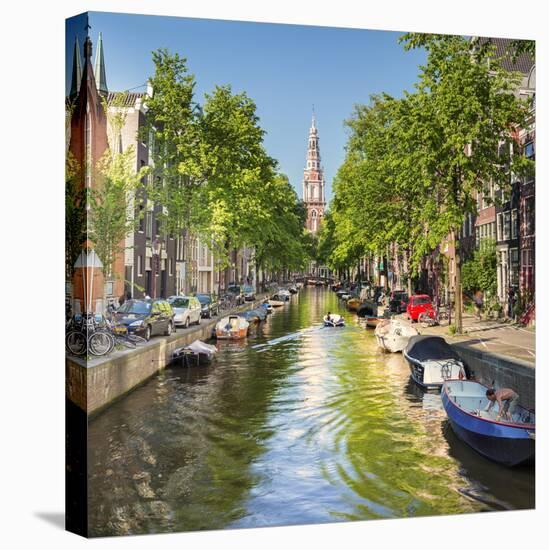 Netherlands, North Holland, Amsterdam. the Zuiderkerk Bell Tower-Francesco Iacobelli-Premier Image Canvas