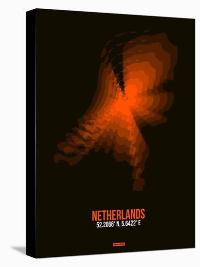 Netherlands Radiant Map 2-NaxArt-Stretched Canvas