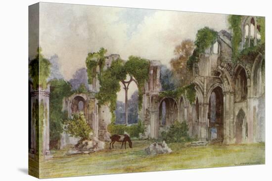 Netley Abbey, East Window-Warwick Goble-Stretched Canvas