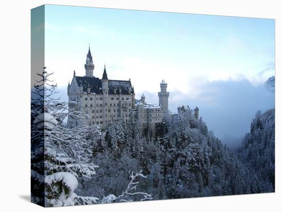 Neuschwanstein Castle in Winter, Schwangau, Allgau, Bavaria, Germany, Europe-Hans Peter Merten-Premier Image Canvas
