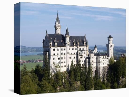 Neuschwanstein Castle, Schwangau, Allgau, Bavaria, Germany, Europe-Hans Peter Merten-Premier Image Canvas