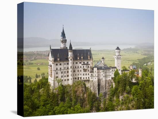 Neuschwanstein Castle, Schwangau, Deutsche Alpenstrasse, Bayern-Bavaria, Germany-Walter Bibikow-Premier Image Canvas