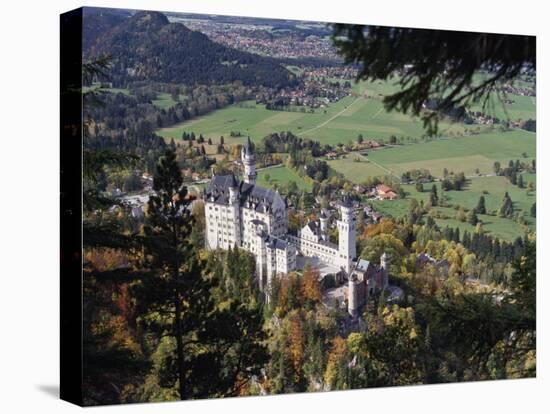 Neuschwanstein Castle, West of Fussen, Bavaria, Germany, Europe-Nigel Blythe-Premier Image Canvas