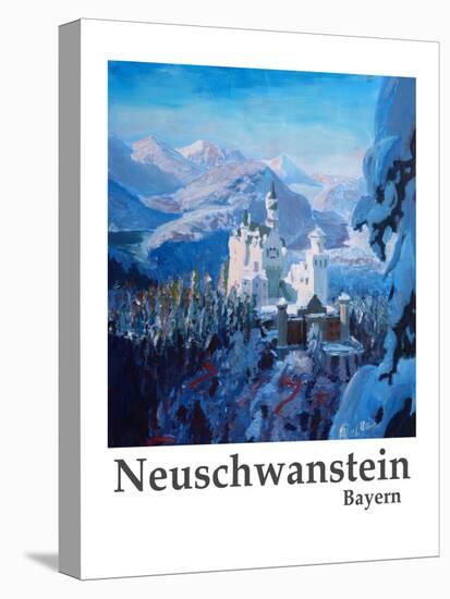 Neuschwanstein Poster-M Bleichner-Stretched Canvas