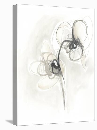 Neutral Floral Gesture I-June Erica Vess-Stretched Canvas