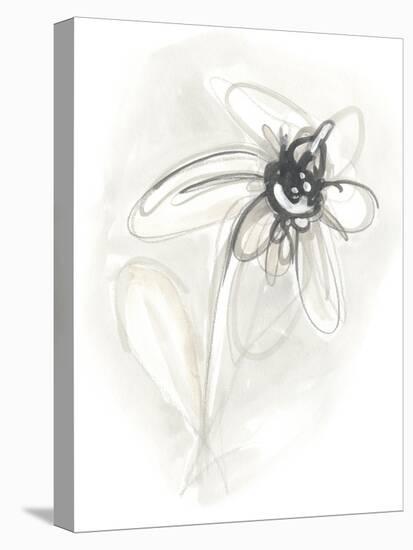 Neutral Floral Gesture V-June Erica Vess-Stretched Canvas