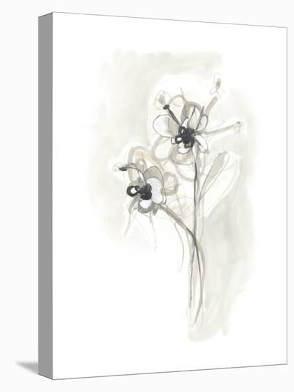Neutral Floral Gesture VII-June Erica Vess-Stretched Canvas