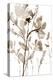 Neutral Floral Overlay II-Jennifer Goldberger-Stretched Canvas