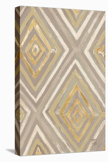 Neutral Ikats-Patricia Pinto-Stretched Canvas