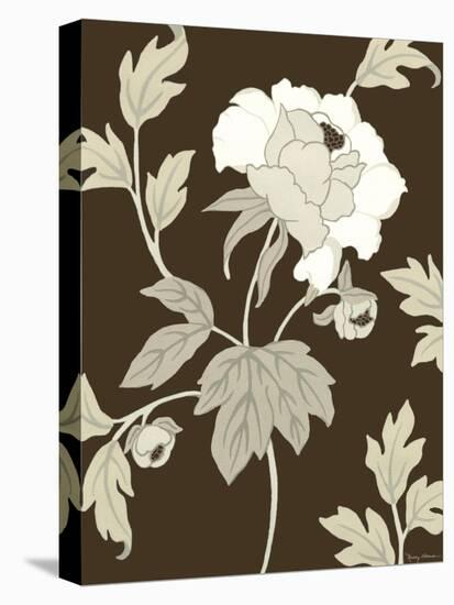 Neutral Peony Elegance II-Nancy Slocum-Stretched Canvas