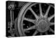 Nevada, Ely. Black and White of Train Wheel-Jaynes Gallery-Premier Image Canvas