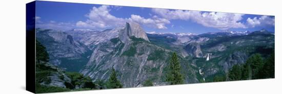 Nevada Fall and Half Dome, Yosemite National Park, California-null-Premier Image Canvas