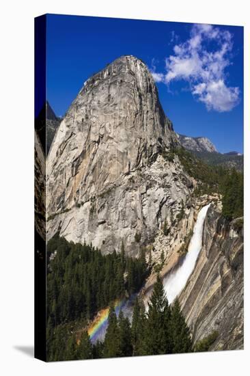 Nevada Fall, Half Dome and Liberty Cap, California, Usa-Russ Bishop-Premier Image Canvas