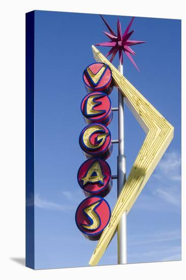 Nevada, Las Vegas, Fremont Street. Oscar’S Neon Martini Glass and Vegas Neon Signs-Michael DeFreitas-Premier Image Canvas