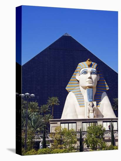 Nevada, Las Vegas, Luxor Casino Pyramid and Sphinx, USA-Christian Kober-Premier Image Canvas