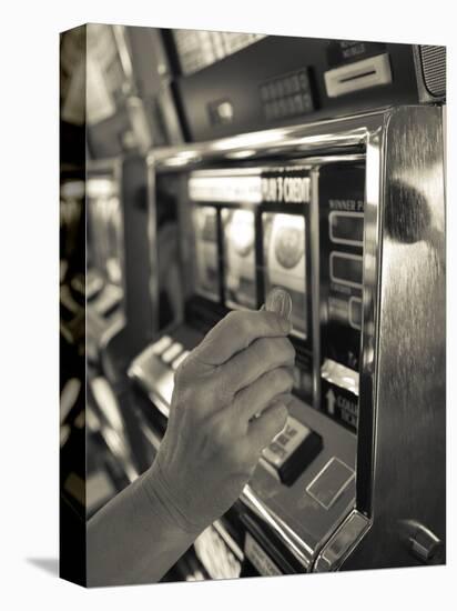 Nevada, Las Vegas, Mccarran International Airport, Slot Machines, USA-Walter Bibikow-Premier Image Canvas