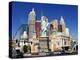 Nevada, Las Vegas, Statue of Liberty and New York New York City Skyline Reproduction, USA-Christian Kober-Premier Image Canvas