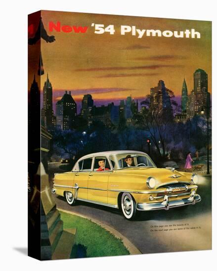 New '54 Plymouth-null-Stretched Canvas