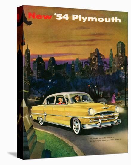 New '54 Plymouth-null-Stretched Canvas