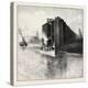 New Brunswick, Wharf at St. Andrews, Canada, Nineteenth Century-null-Premier Image Canvas