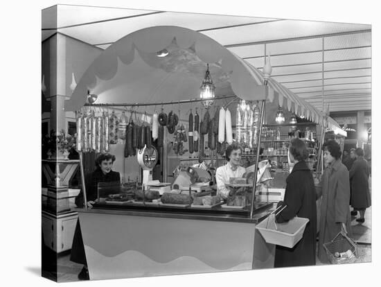 New Co-Op Central Butchers Department, Barnsley, South Yorkshire, 1957-Michael Walters-Premier Image Canvas