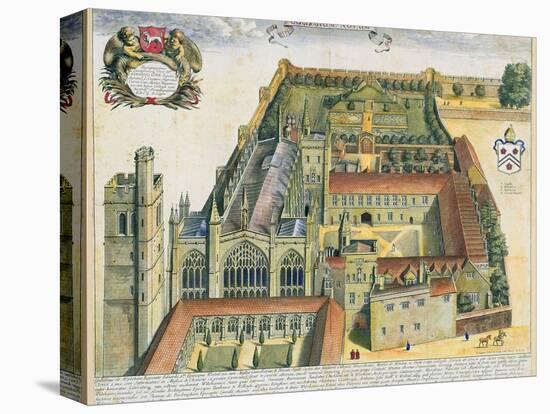 New College, Oxford, from 'Oxonia Illustrata', Published 1675-David Loggan-Premier Image Canvas