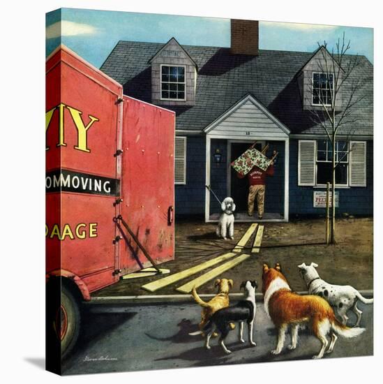 "New Dog in Town", March 21, 1953-Stevan Dohanos-Premier Image Canvas