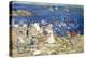 New England Beach Scene, C.1896-97-Maurice Brazil Prendergast-Premier Image Canvas