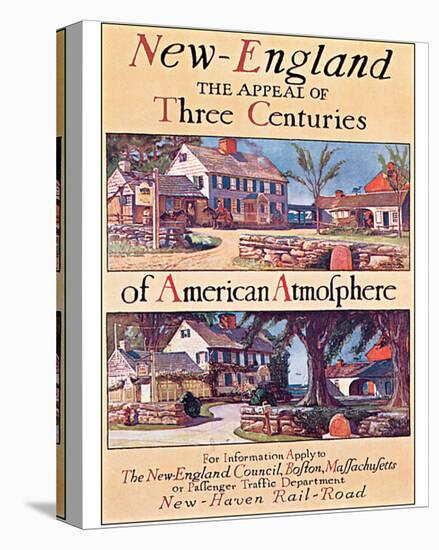 New England, The Appeal of Three Centuries of American Atmosphere-null-Stretched Canvas