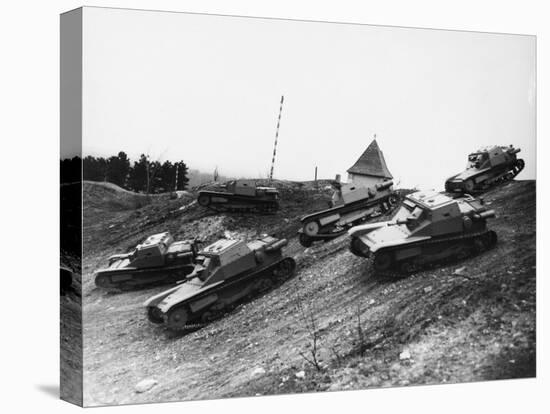 New Fast Austrian Army Tanks on Manoeuvers-Robert Hunt-Premier Image Canvas