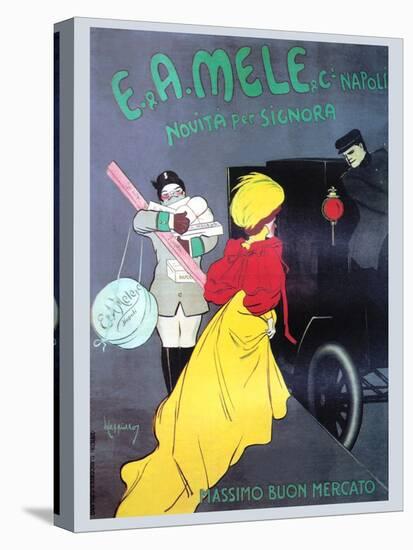 New for the Signora from Mele-Leonetto Cappiello-Stretched Canvas