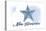 New Hampshire - Starfish - Blue - Coastal Icon-Lantern Press-Stretched Canvas