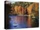 New Hampshire, White Mts Nf, Sugar Maples and Wild Ammonoosuc River-Christopher Talbot Frank-Premier Image Canvas