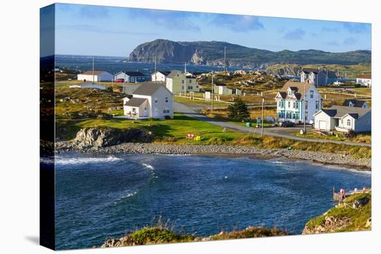 New houses in Twillingate, Newfoundland and Labrador, Canada-null-Premier Image Canvas
